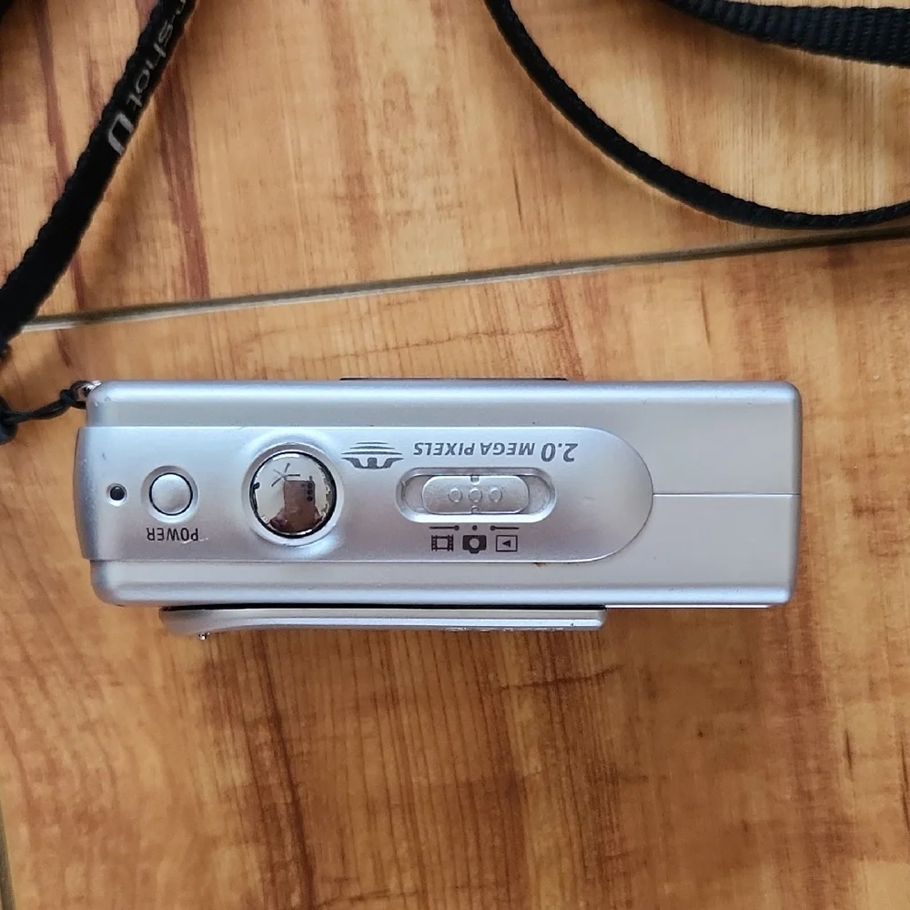 Sony Silver Digital Camera Compact and Sleek